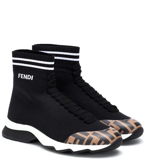 fendi black sock sneakers|fendi sock sneakers women's.